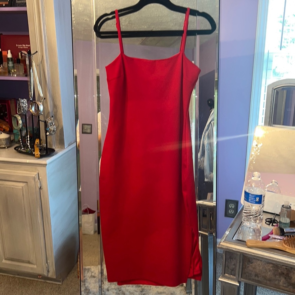 Red dress